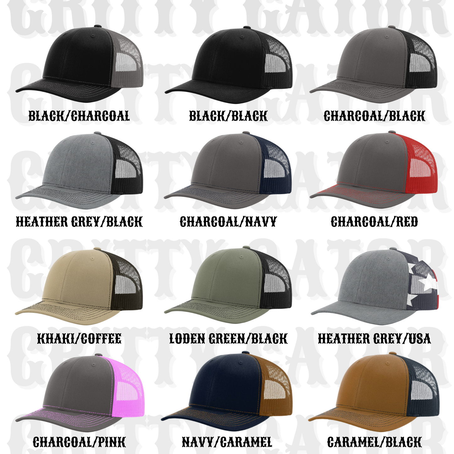 American Blue Collar Badass Patch Hat