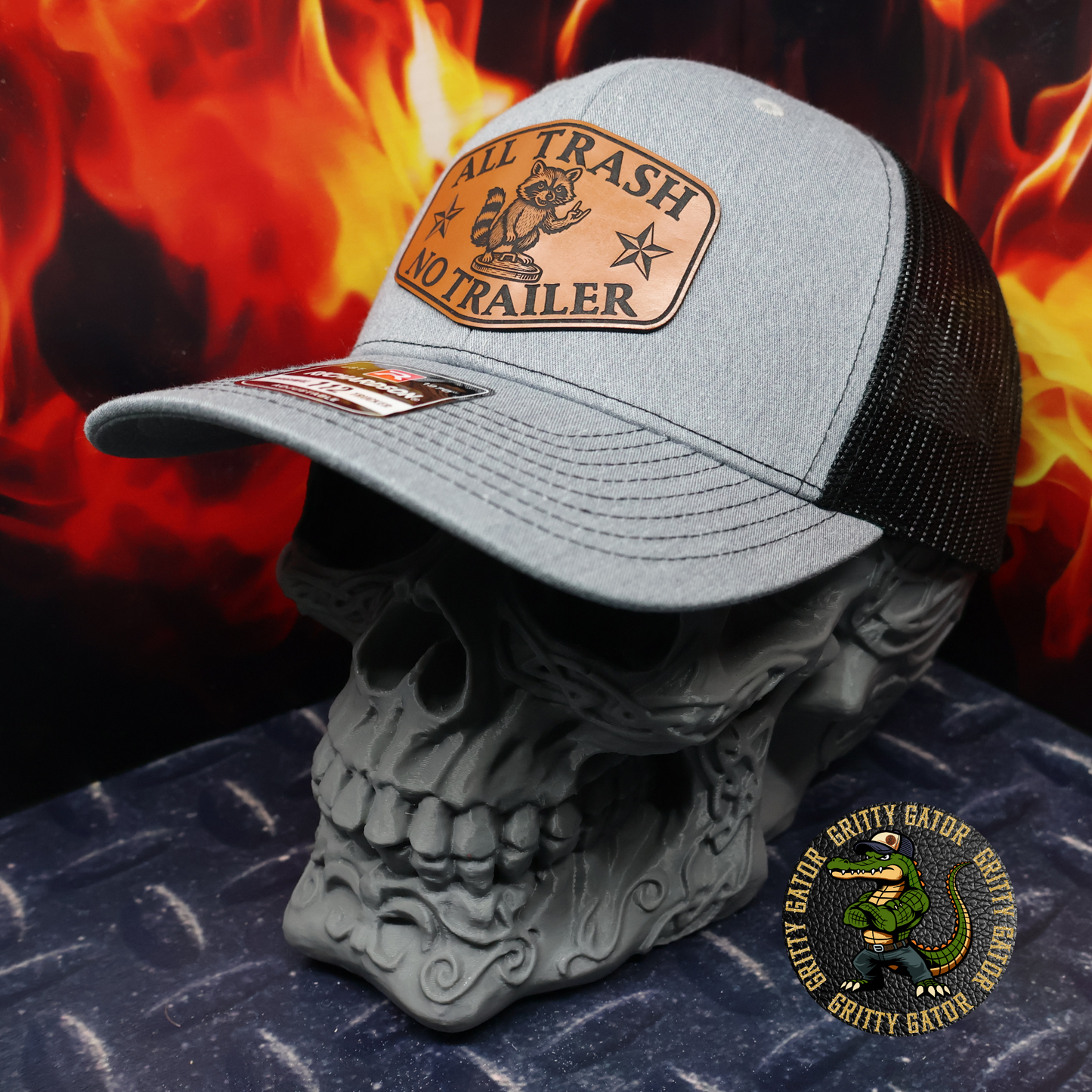 All Trash No Trailer Patch Hat