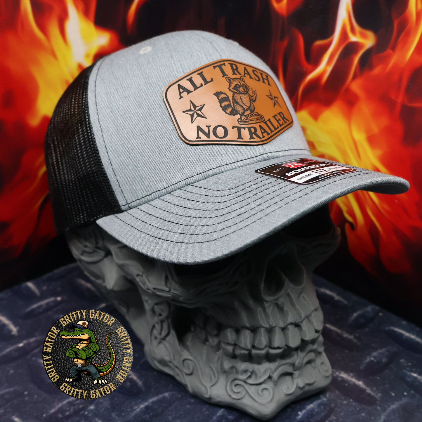 All Trash No Trailer Patch Hat