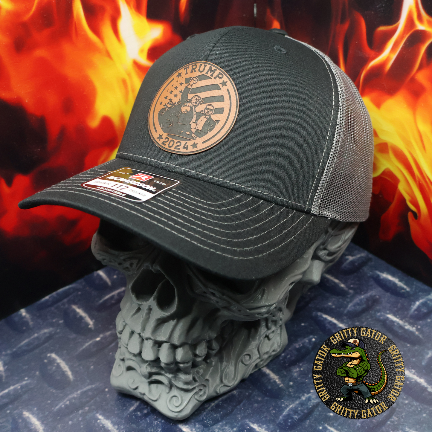 Trump 2024 Fight for Freedom (Center) Patch Hat