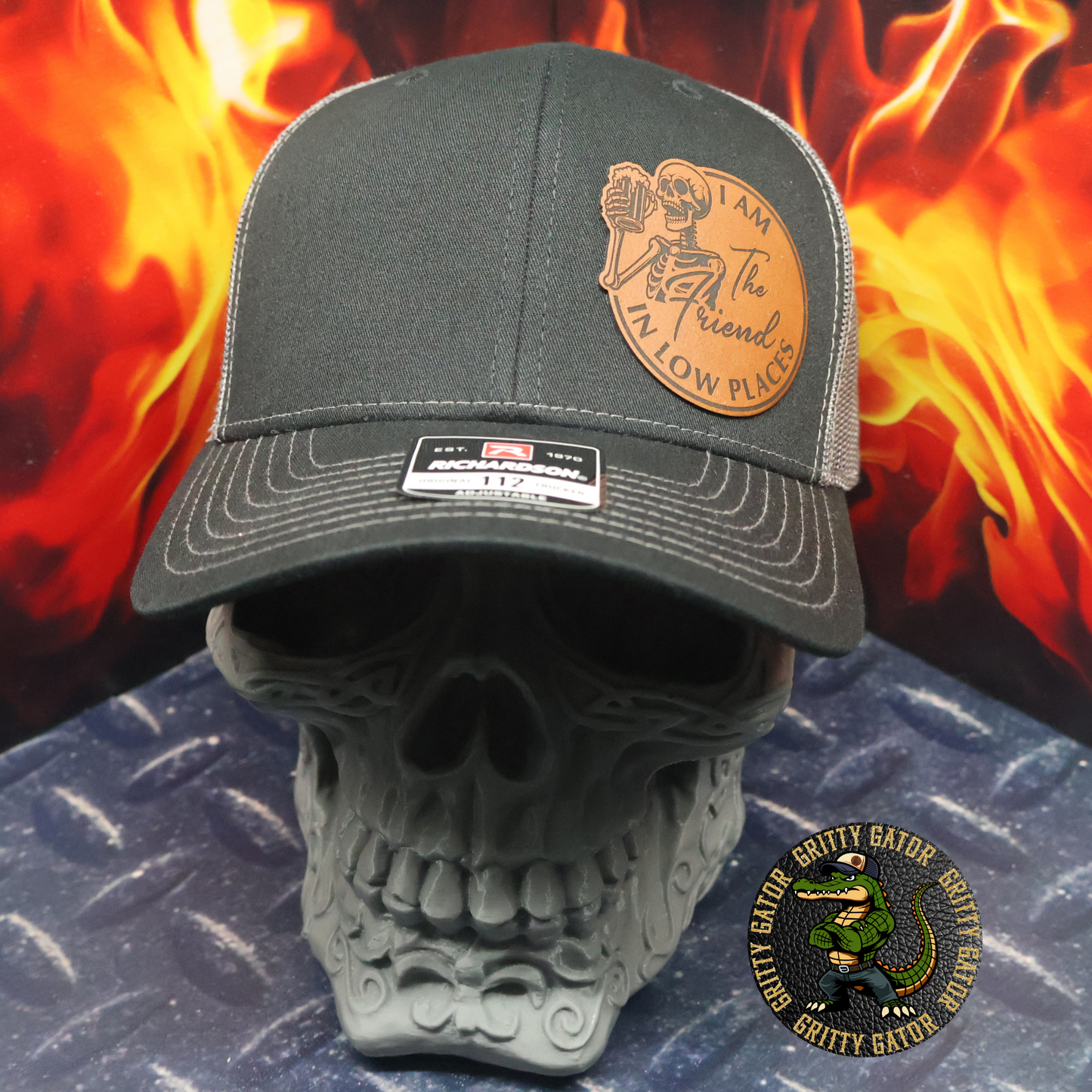 I Am the Friend in Low Places Patch Hat