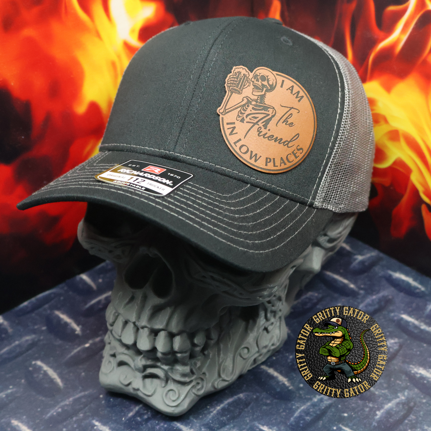 I Am the Friend in Low Places Patch Hat