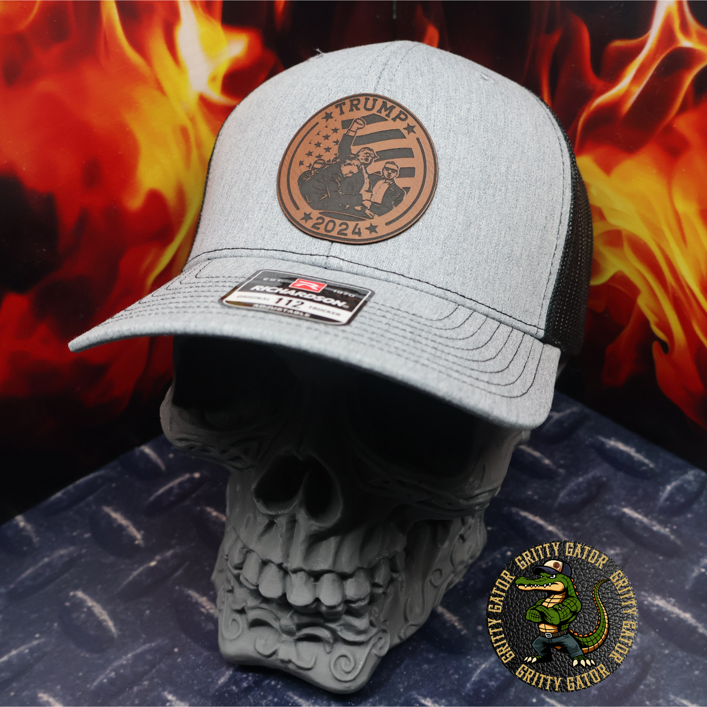 Trump 2024 Fight for Freedom (Center) Patch Hat