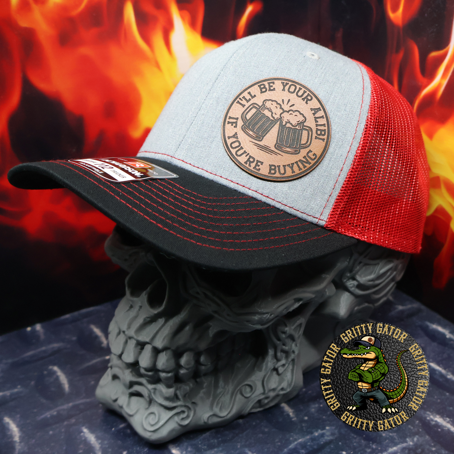 I'll Be Your Alibi (If You're Buying) Patch Hat