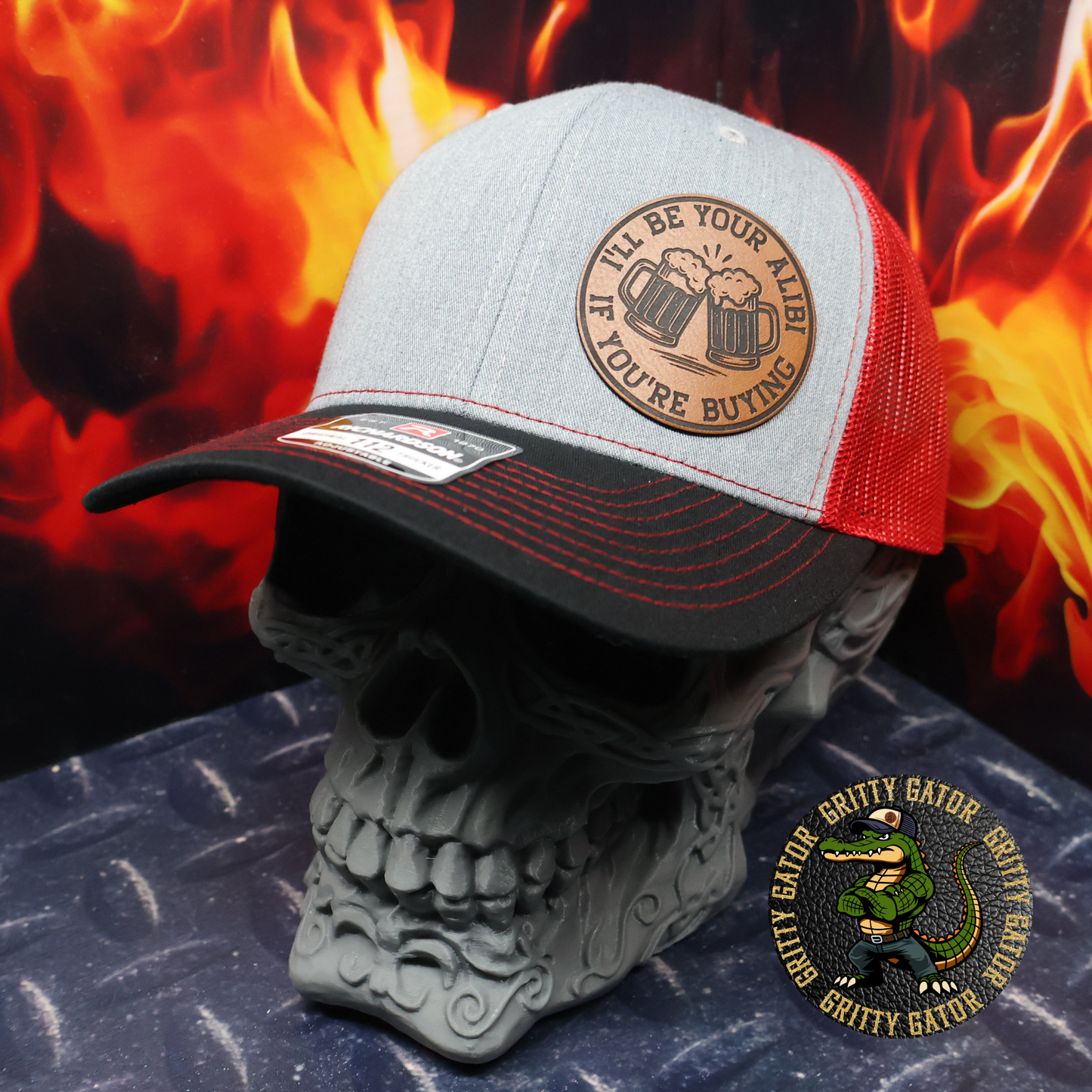 I'll Be Your Alibi (If You're Buying) Patch Hat