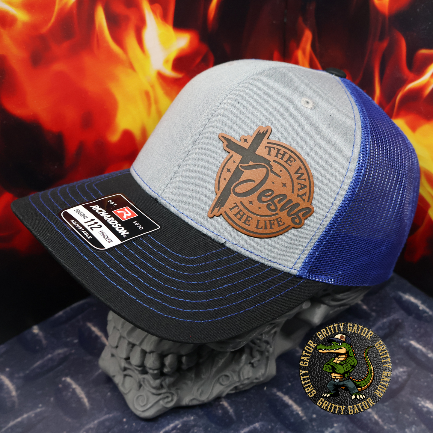 Jesus The Way, The Life Patch Hat