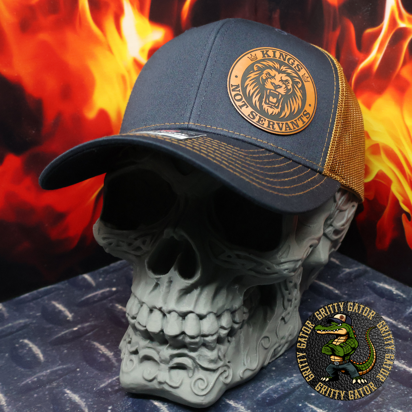 Kings Not Servants Patch Hat