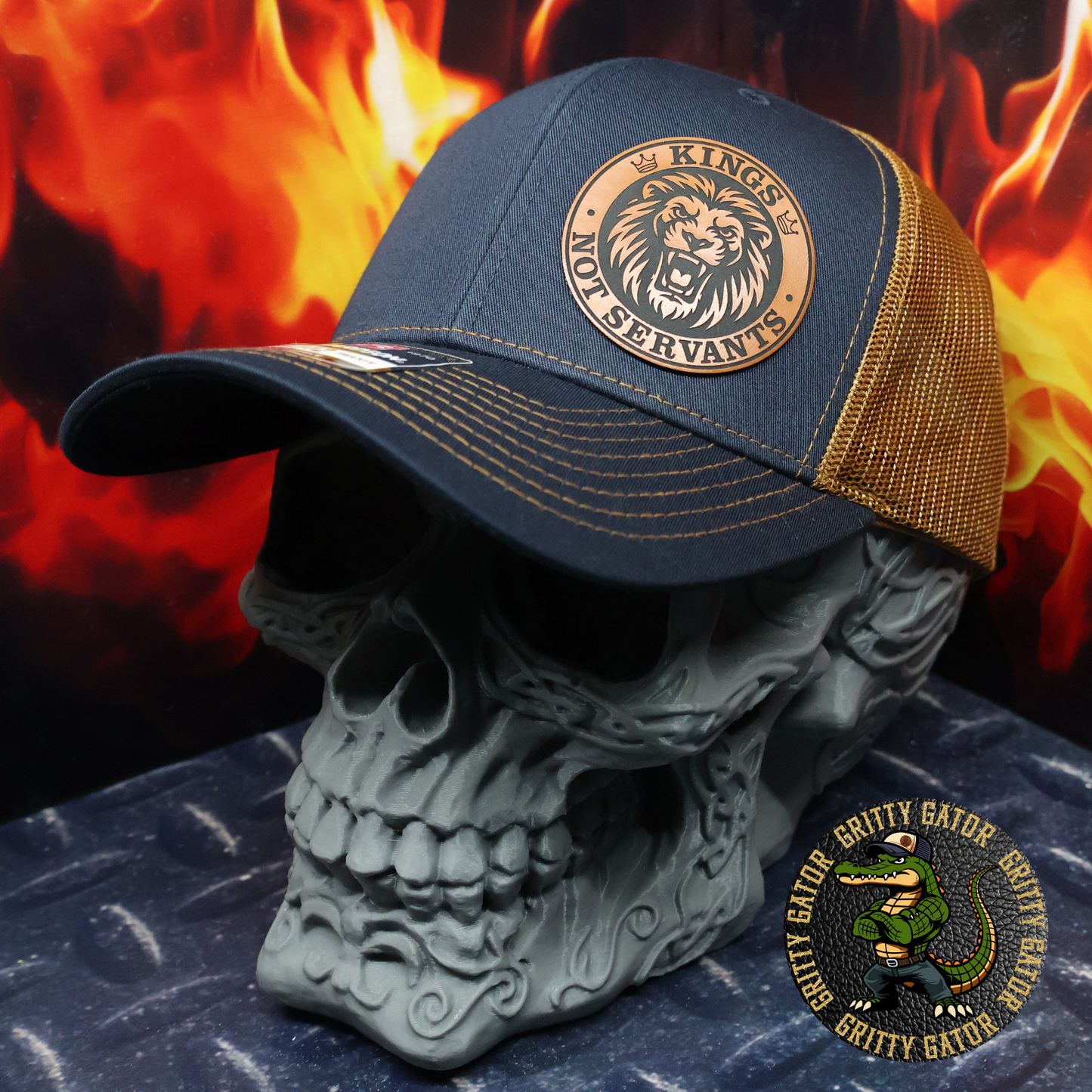 Kings Not Servants Patch Hat