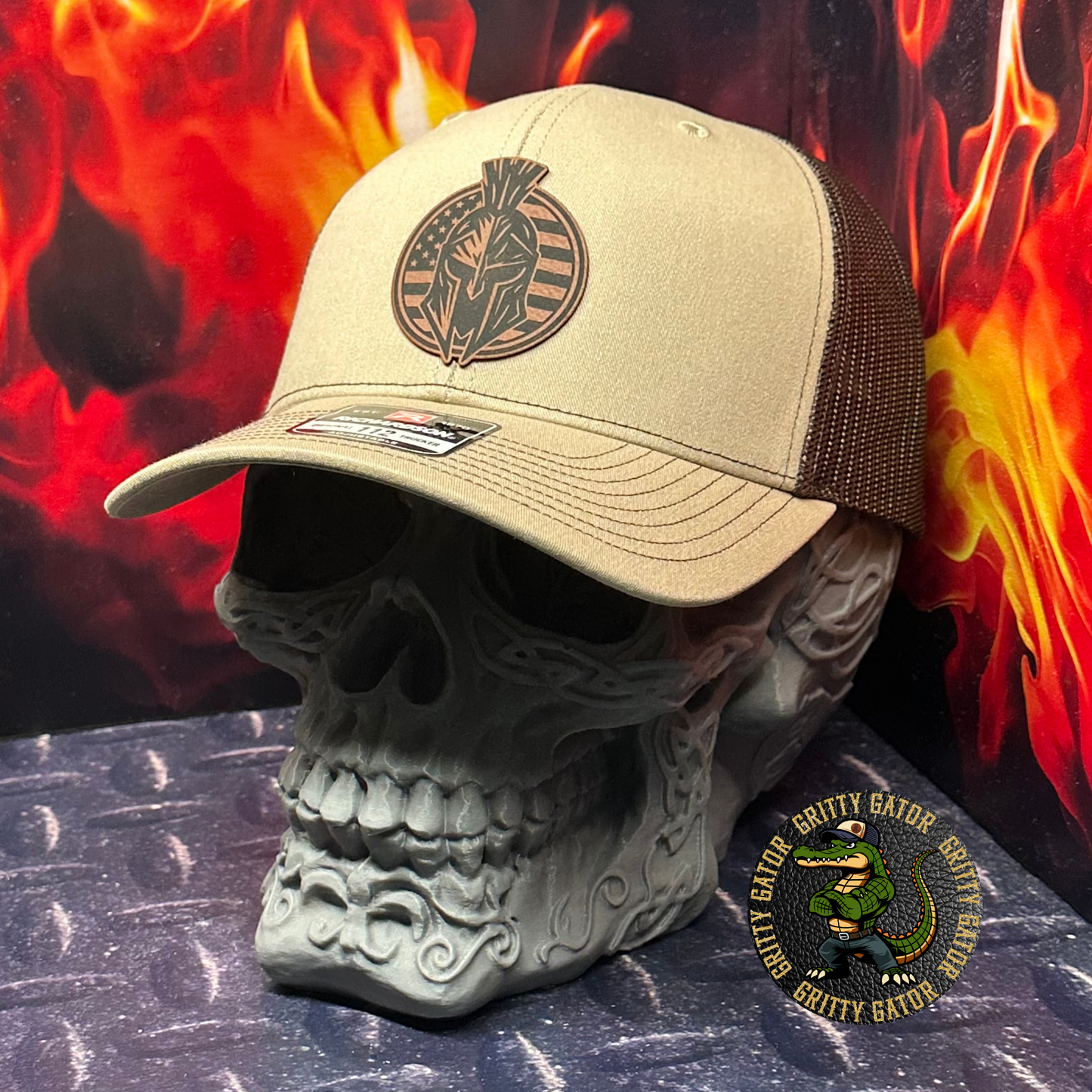 Patriotic Spartan Patch Hat