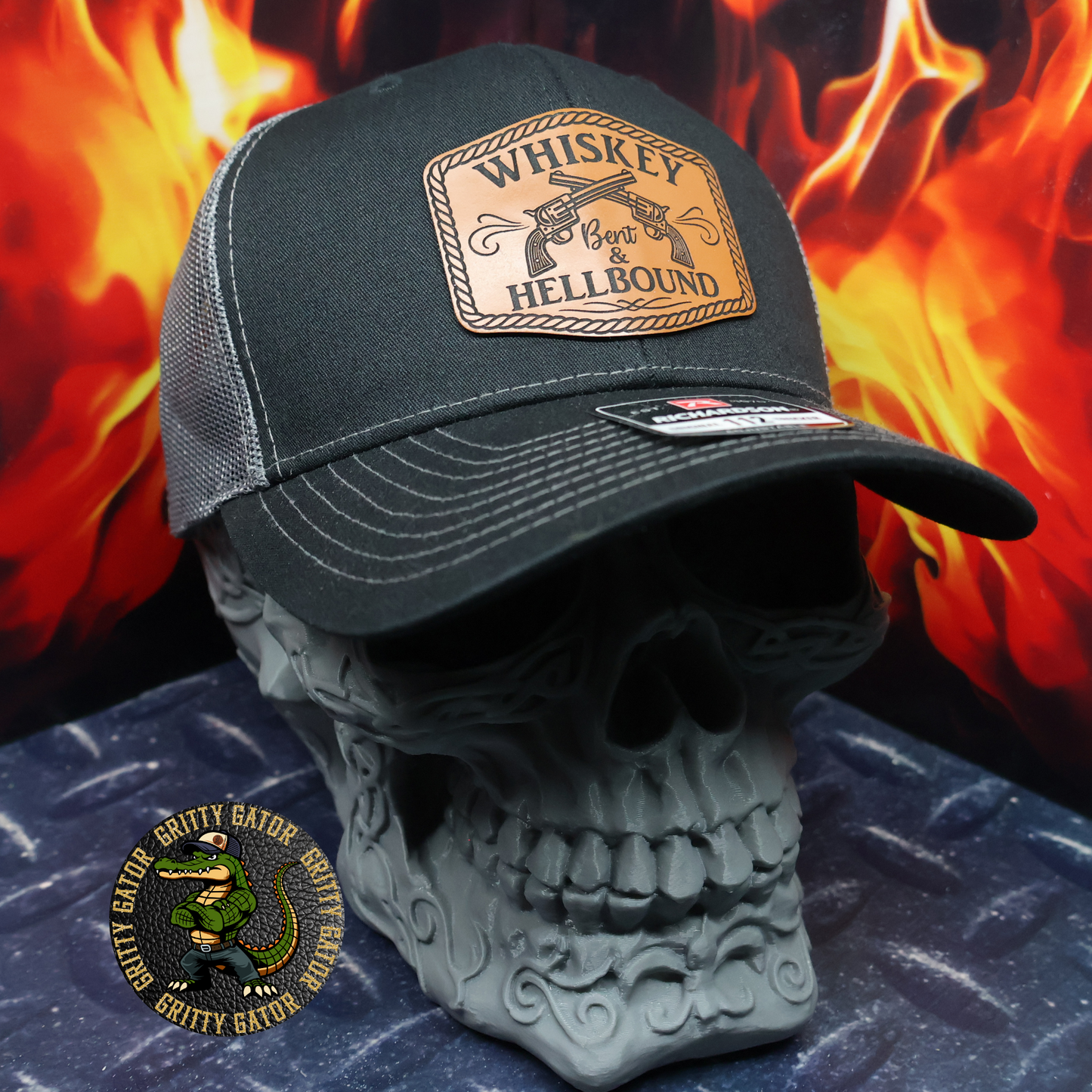 Whiskey Bent and Hellbound Patch Hat