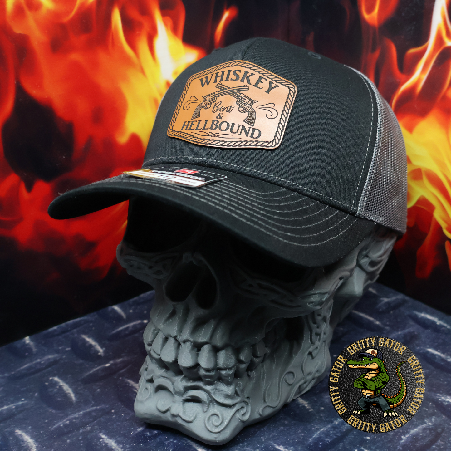 Whiskey Bent and Hellbound Patch Hat