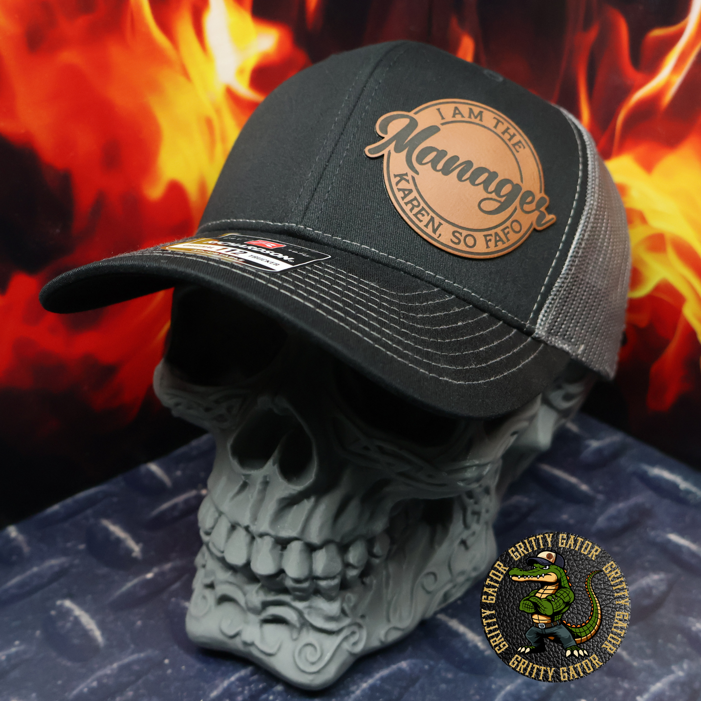 I Am the Manager Karen, So FAFO Patch Hat