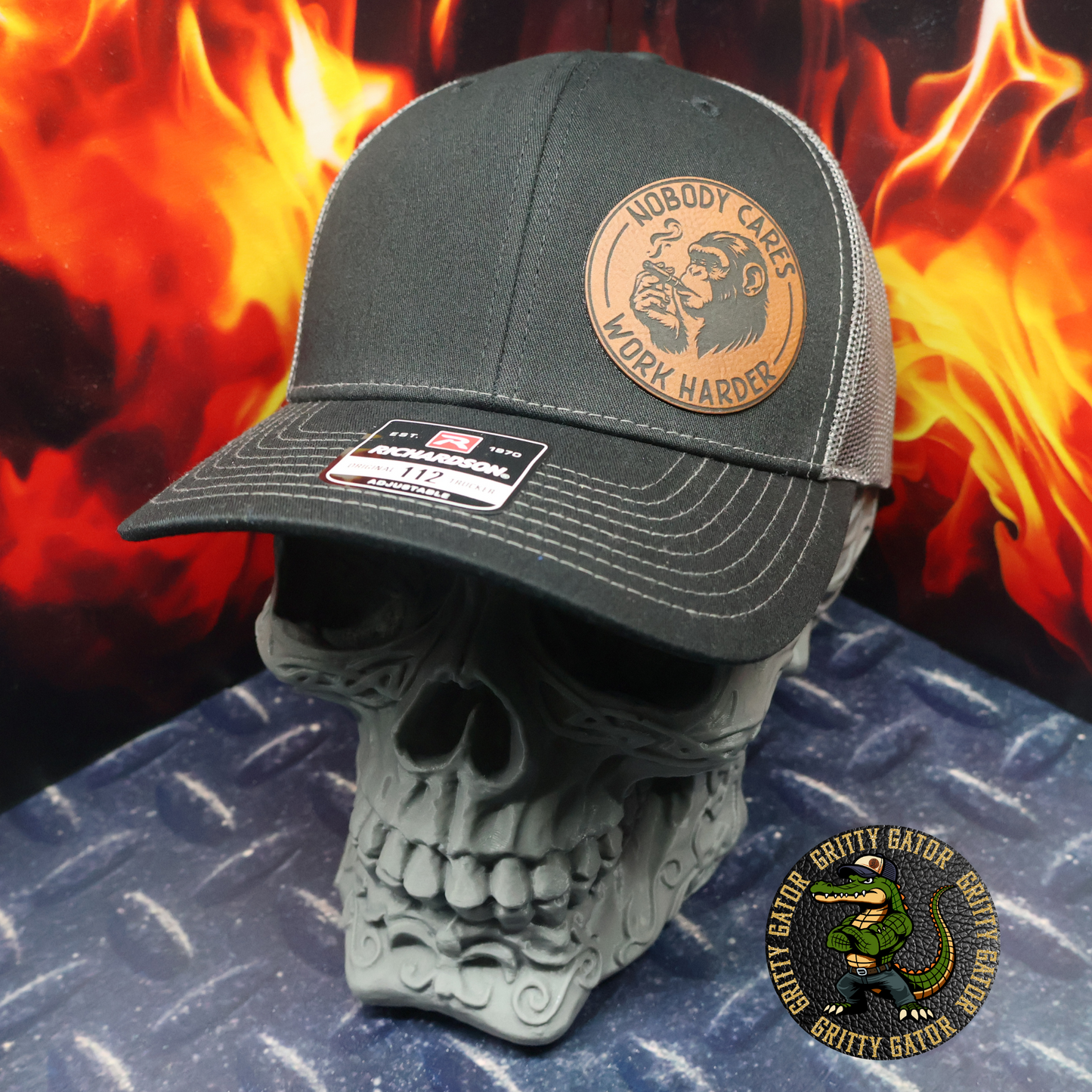 Nobody Cares, Work Harder Patch Hat