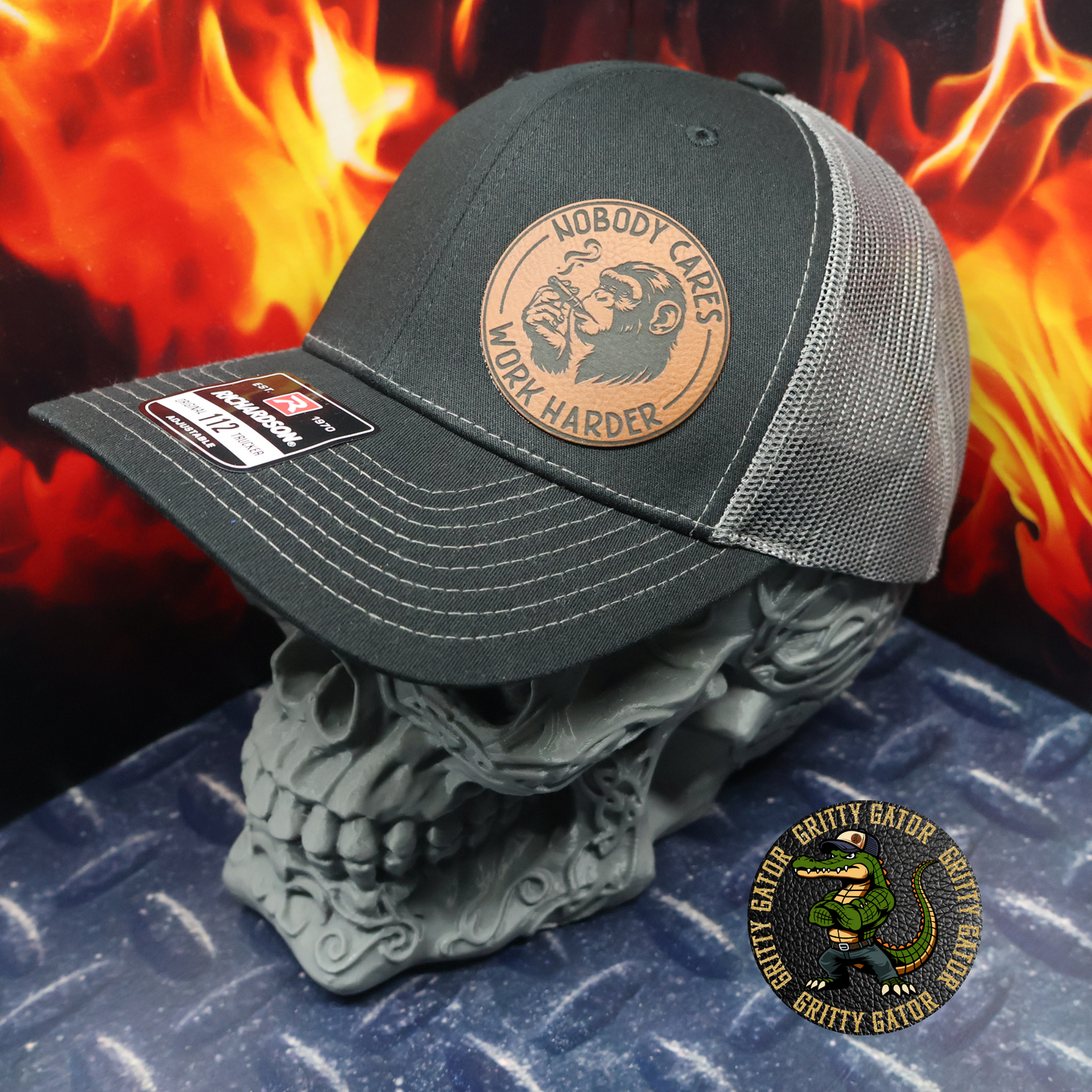 Nobody Cares, Work Harder Patch Hat