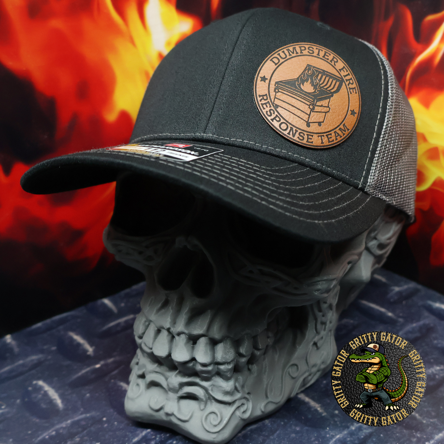 Dumpster Fire Response Team Patch Hat