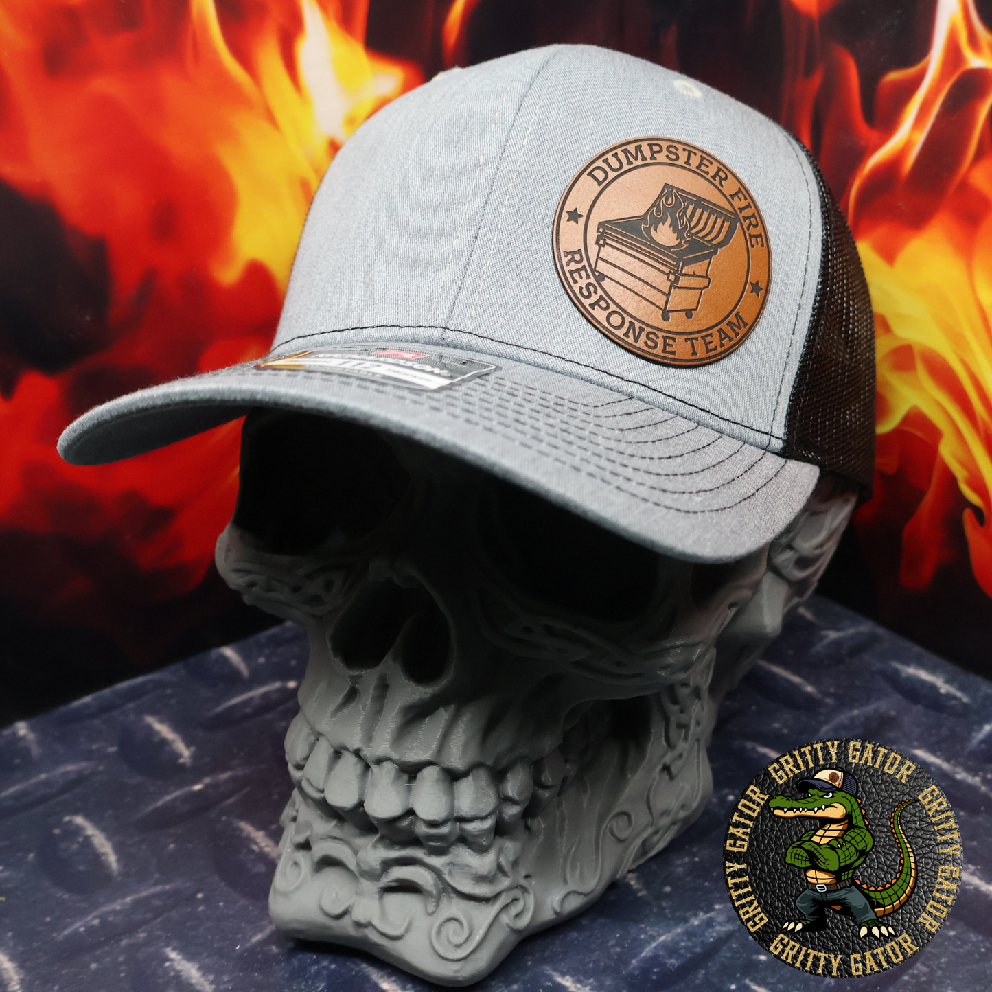 Dumpster Fire Response Team Patch Hat