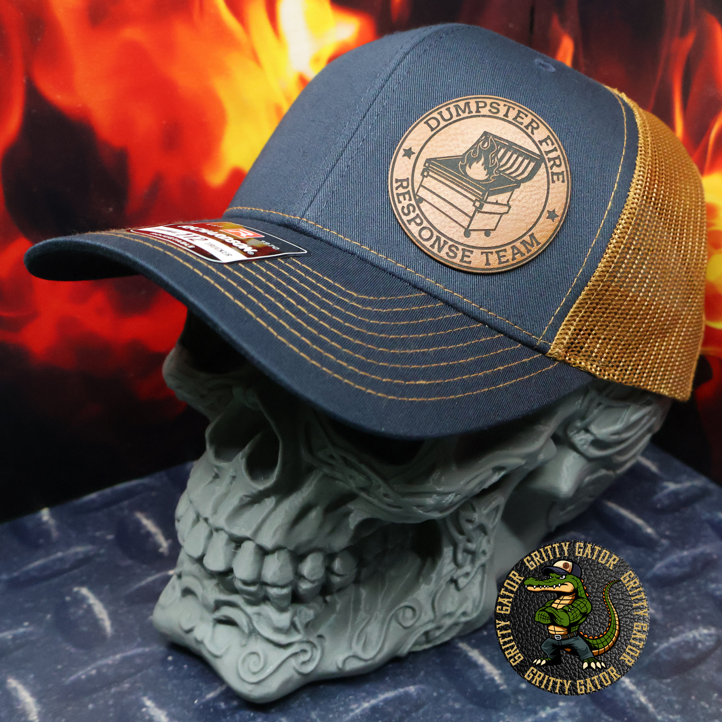 Dumpster Fire Response Team Patch Hat