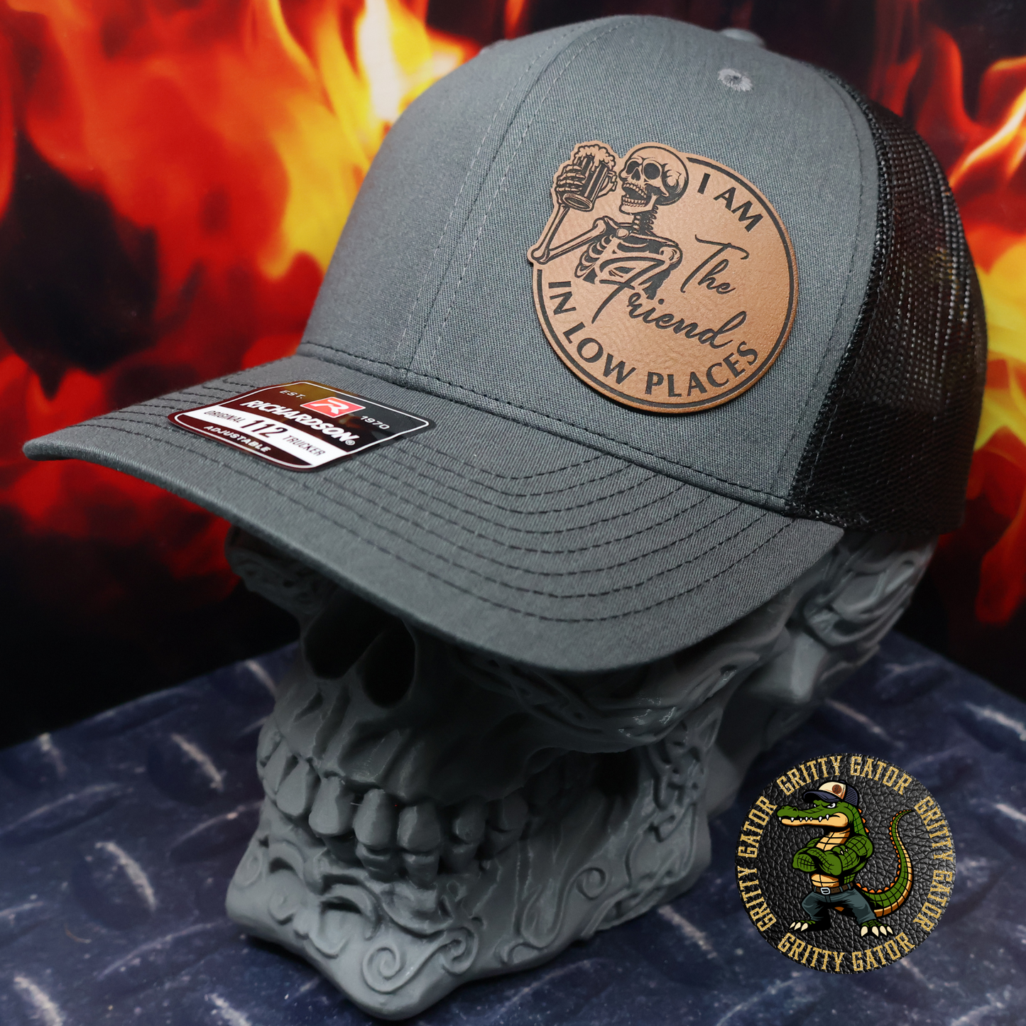 I Am the Friend in Low Places Patch Hat