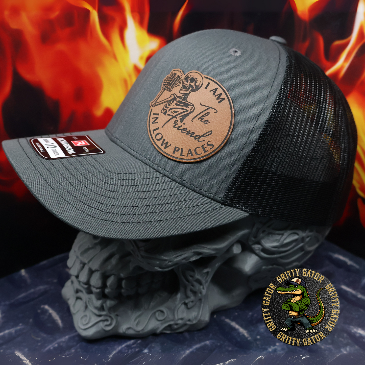 I Am the Friend in Low Places Patch Hat