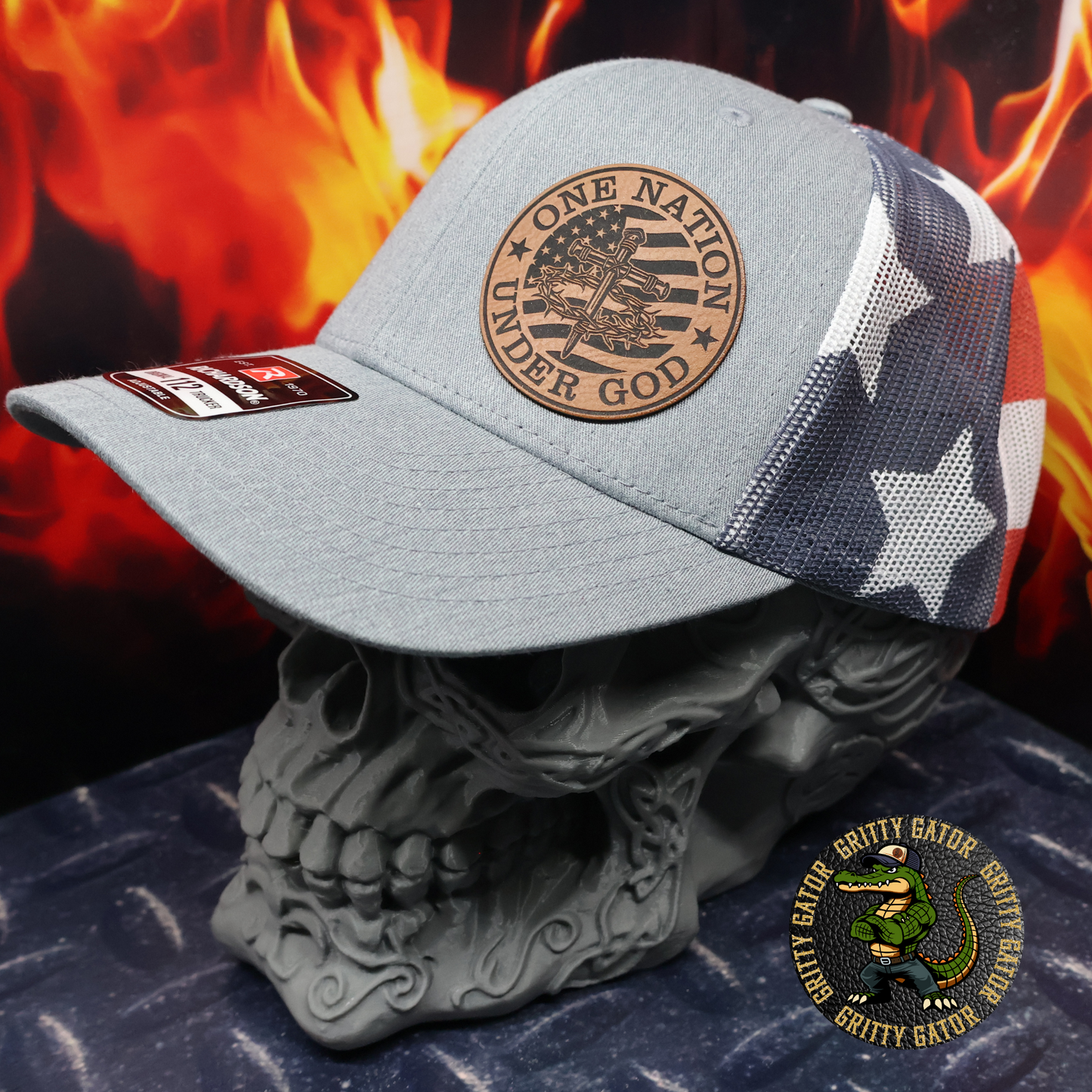 One Nation Under God Patch Hat