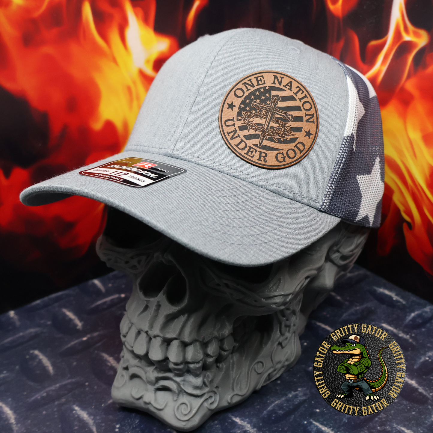 One Nation Under God Patch Hat