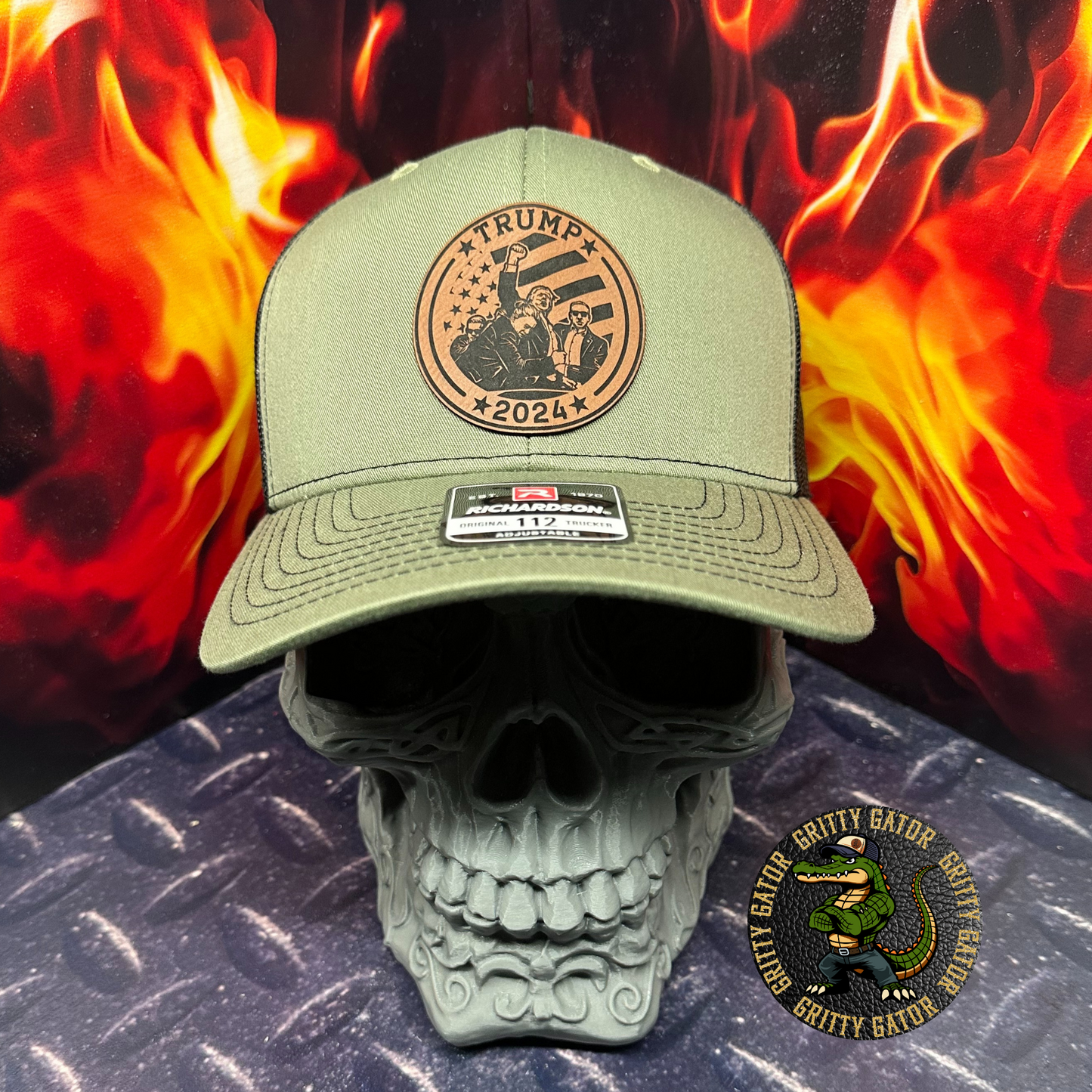 Trump 2024 Fight for Freedom (Center) Patch Hat