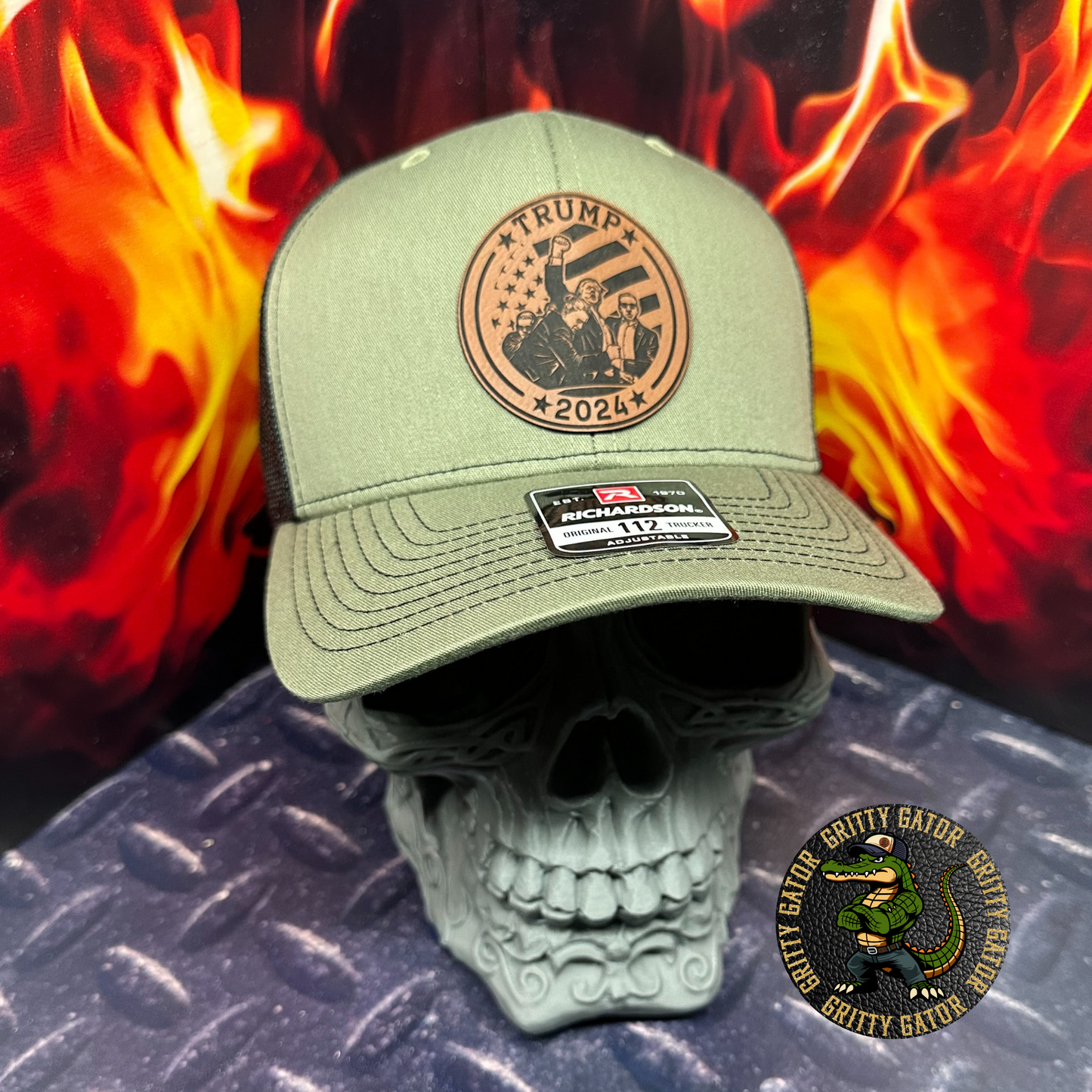 Trump 2024 Fight for Freedom (Center) Patch Hat