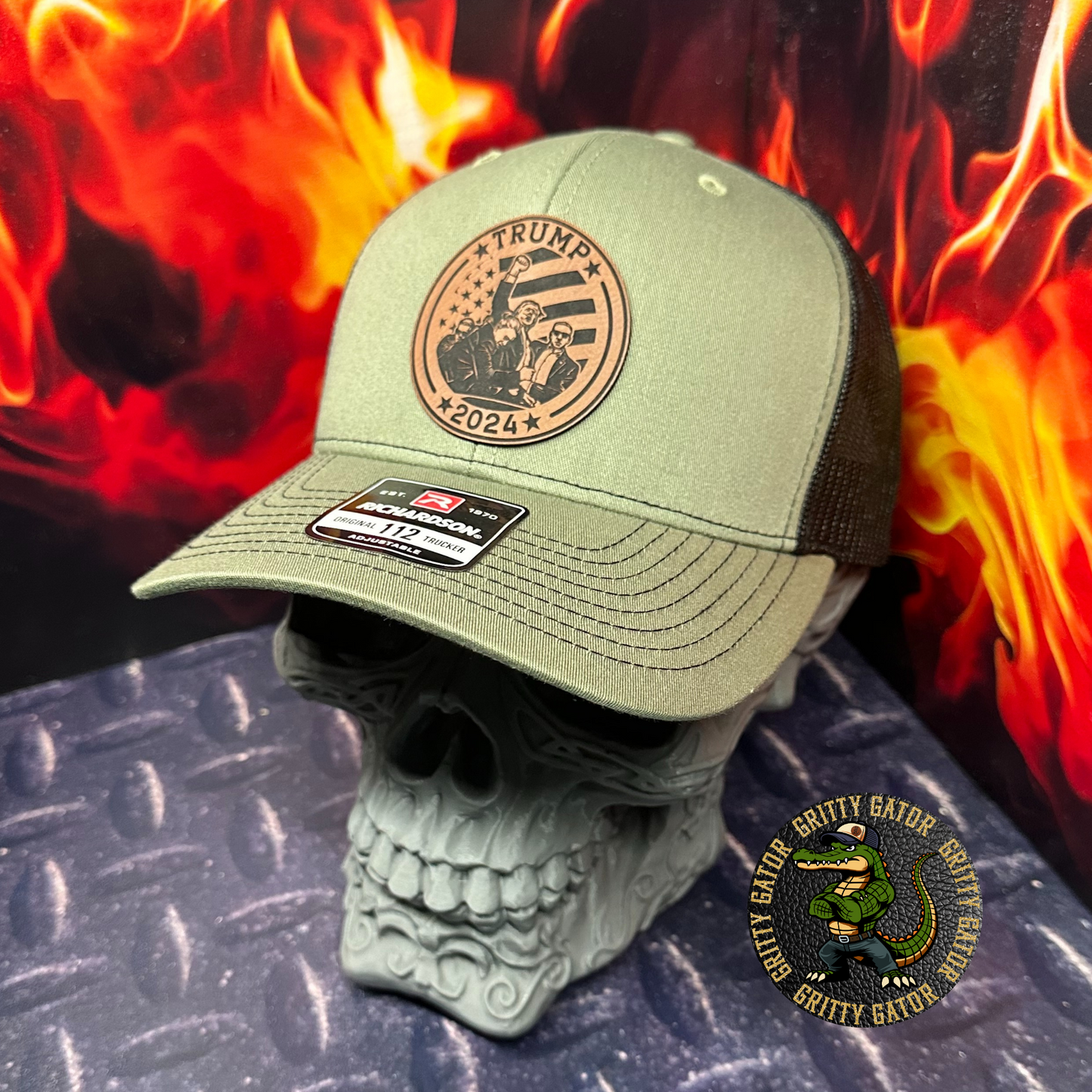 Trump 2024 Fight for Freedom (Center) Patch Hat