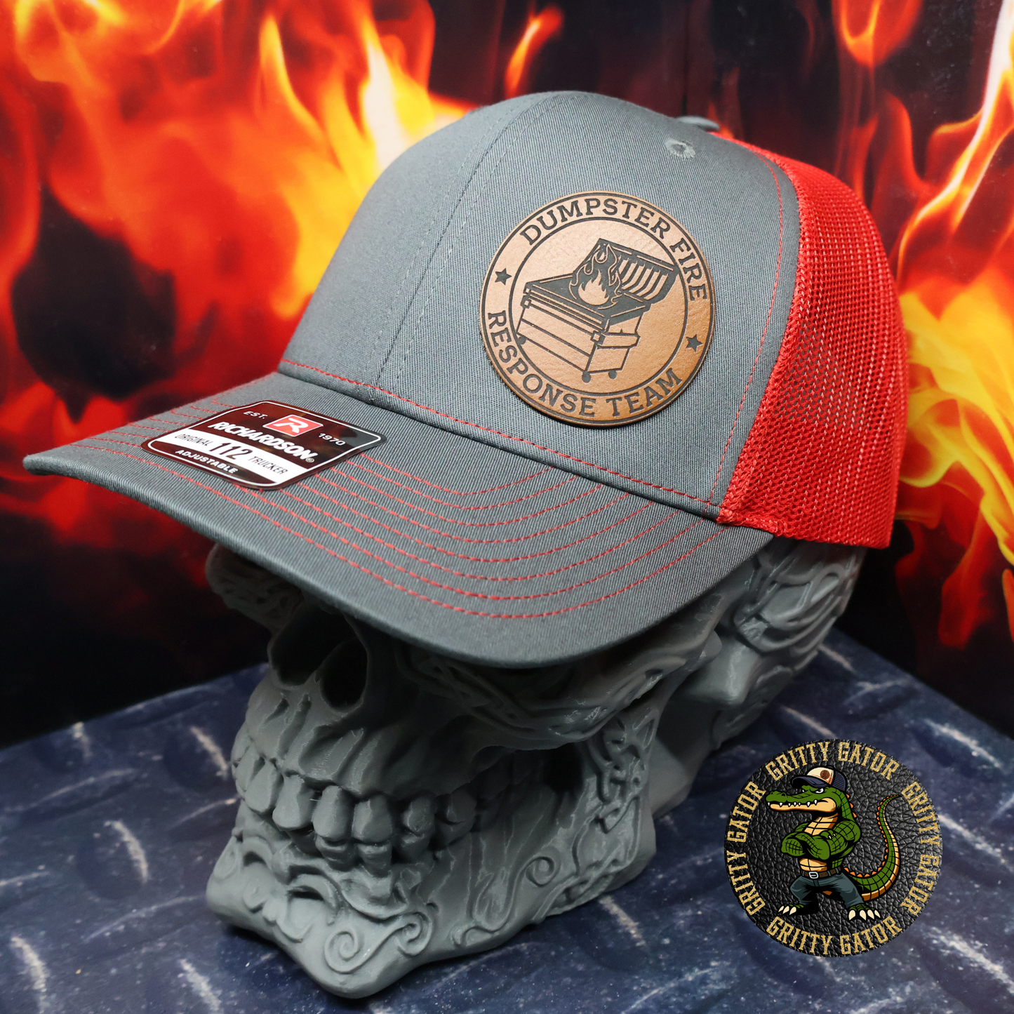 Dumpster Fire Response Team Patch Hat