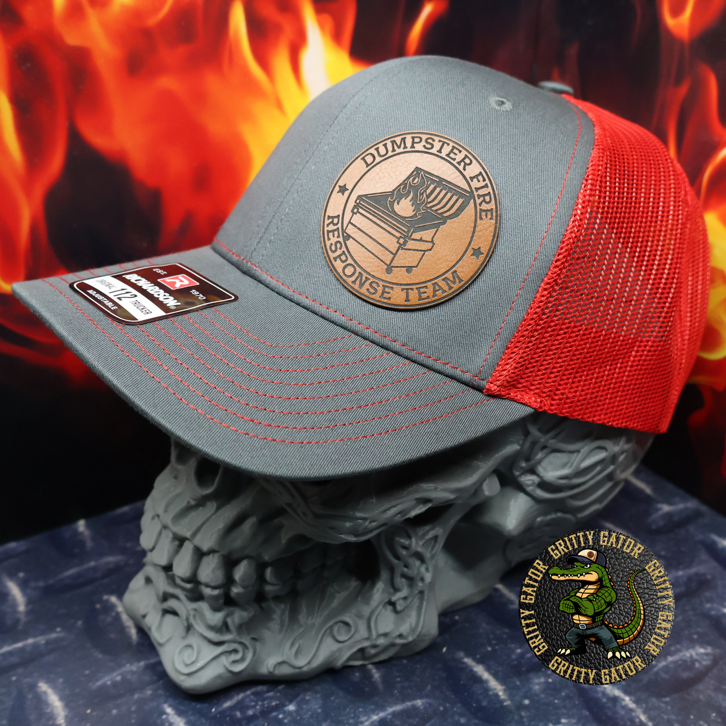 Dumpster Fire Response Team Patch Hat