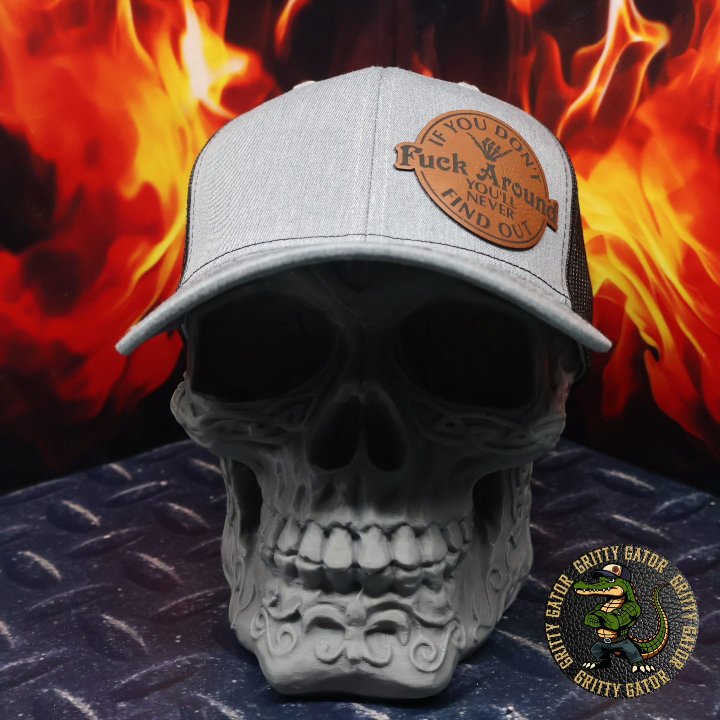 If You Don't Fuck Around, You'll Never Find Out Patch Hat