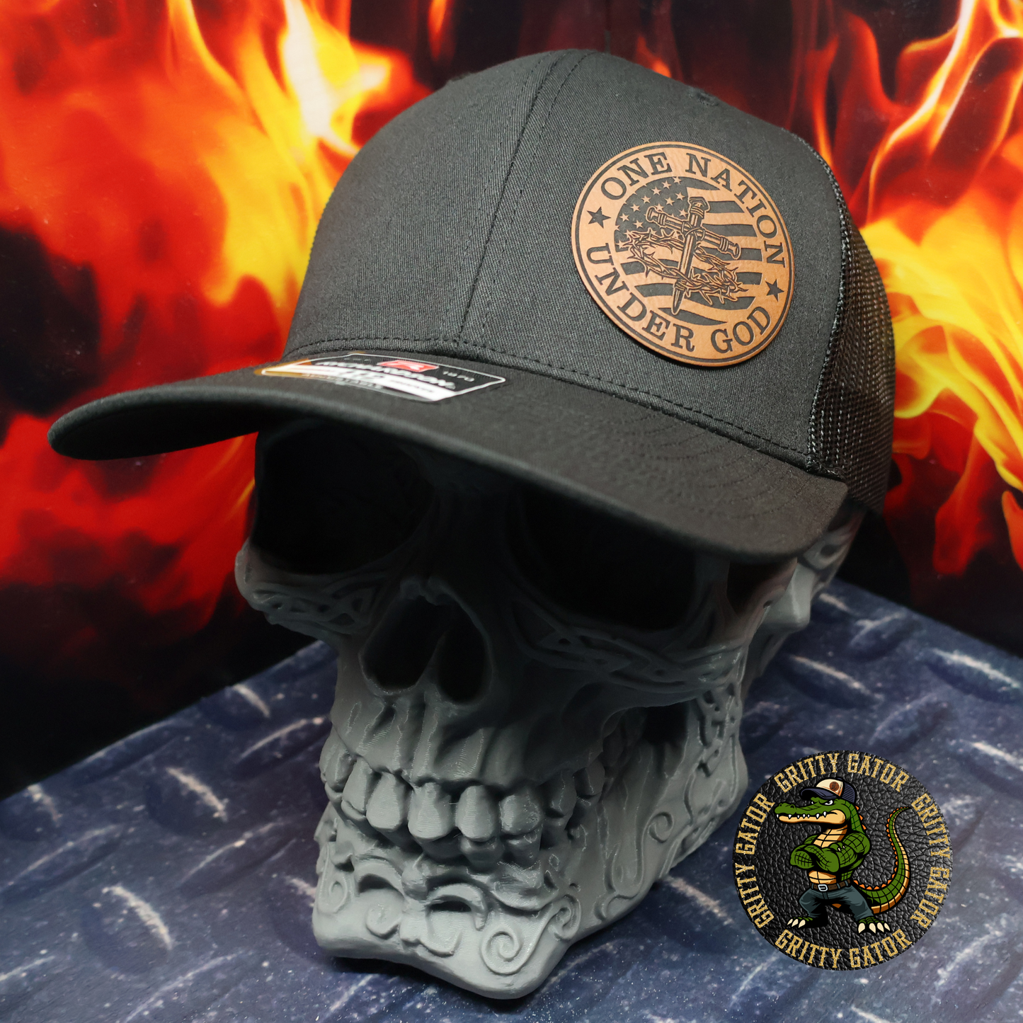 One Nation Under God Patch Hat