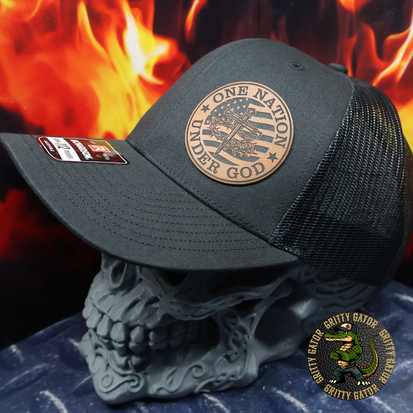 One Nation Under God Patch Hat