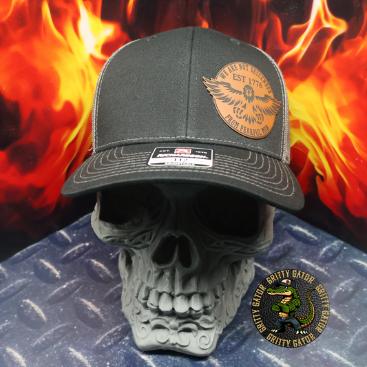 We Are Not Descended from Fearful Men Patch Hat