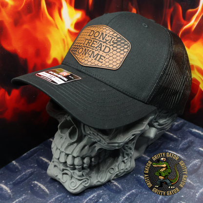 Don't Tread on Me Gadsden Snakeskin Patch Hat