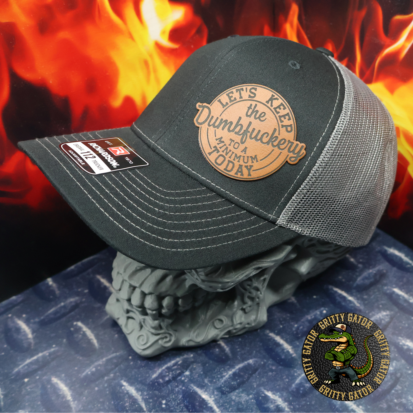 Let's Keep the Dumbfuckery to a Minimum Today Patch Hat