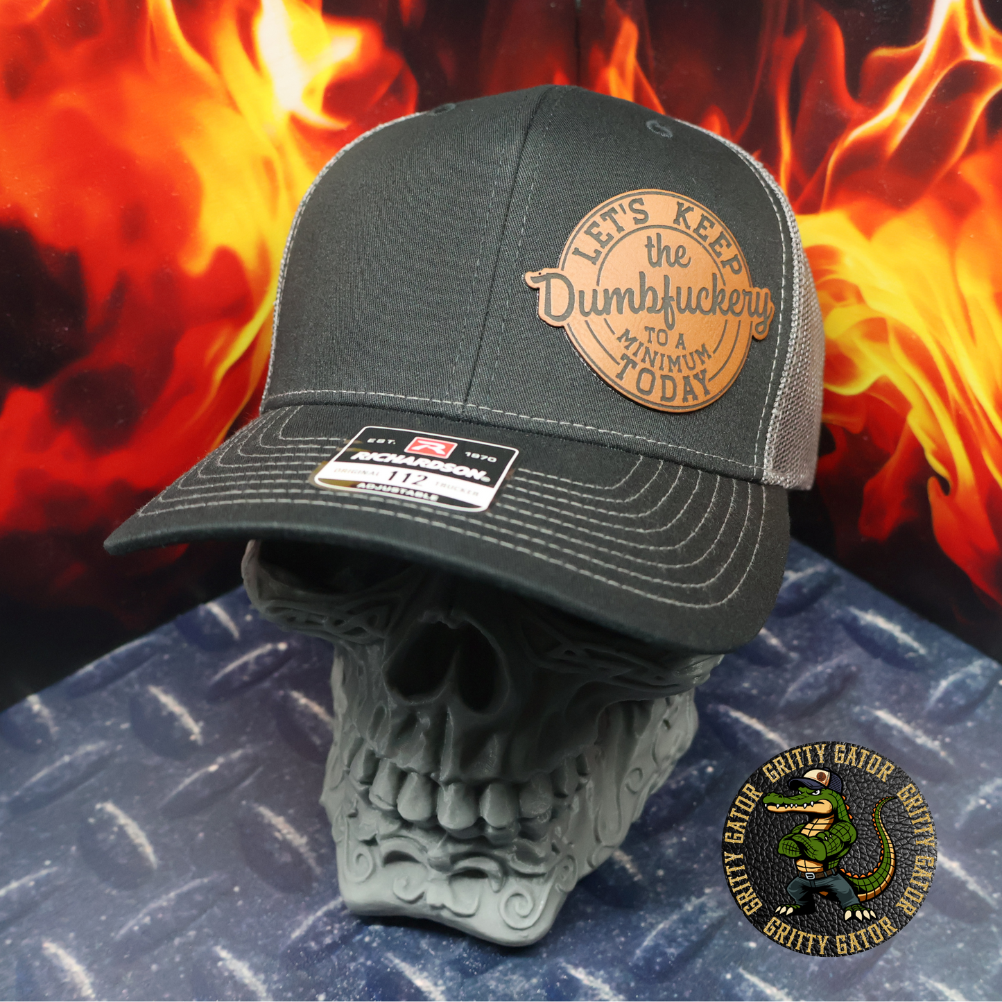 Let's Keep the Dumbfuckery to a Minimum Today Patch Hat