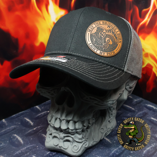 May the Bridges I Burn Light My Path Patch Hat