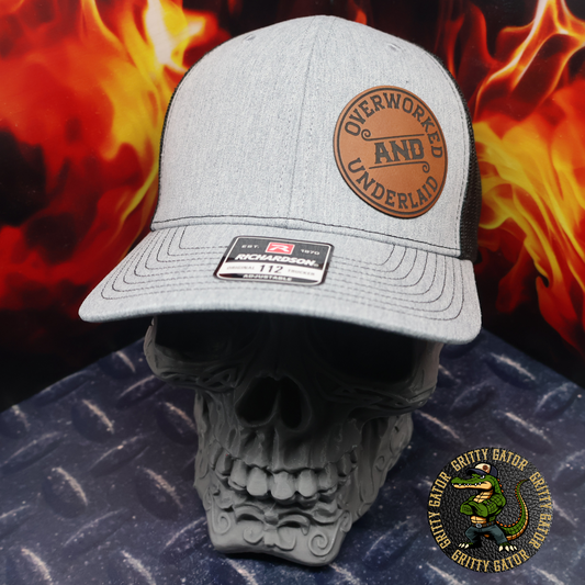 Overworked and Underlaid Patch Hat