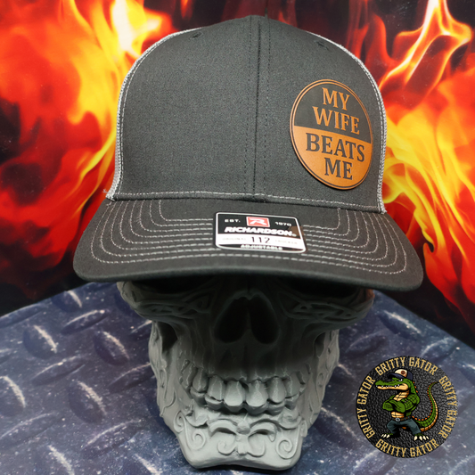 My Wife Beats Me Patch Hat