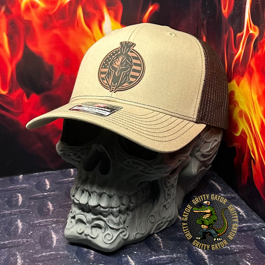 Patriotic Spartan Patch Hat