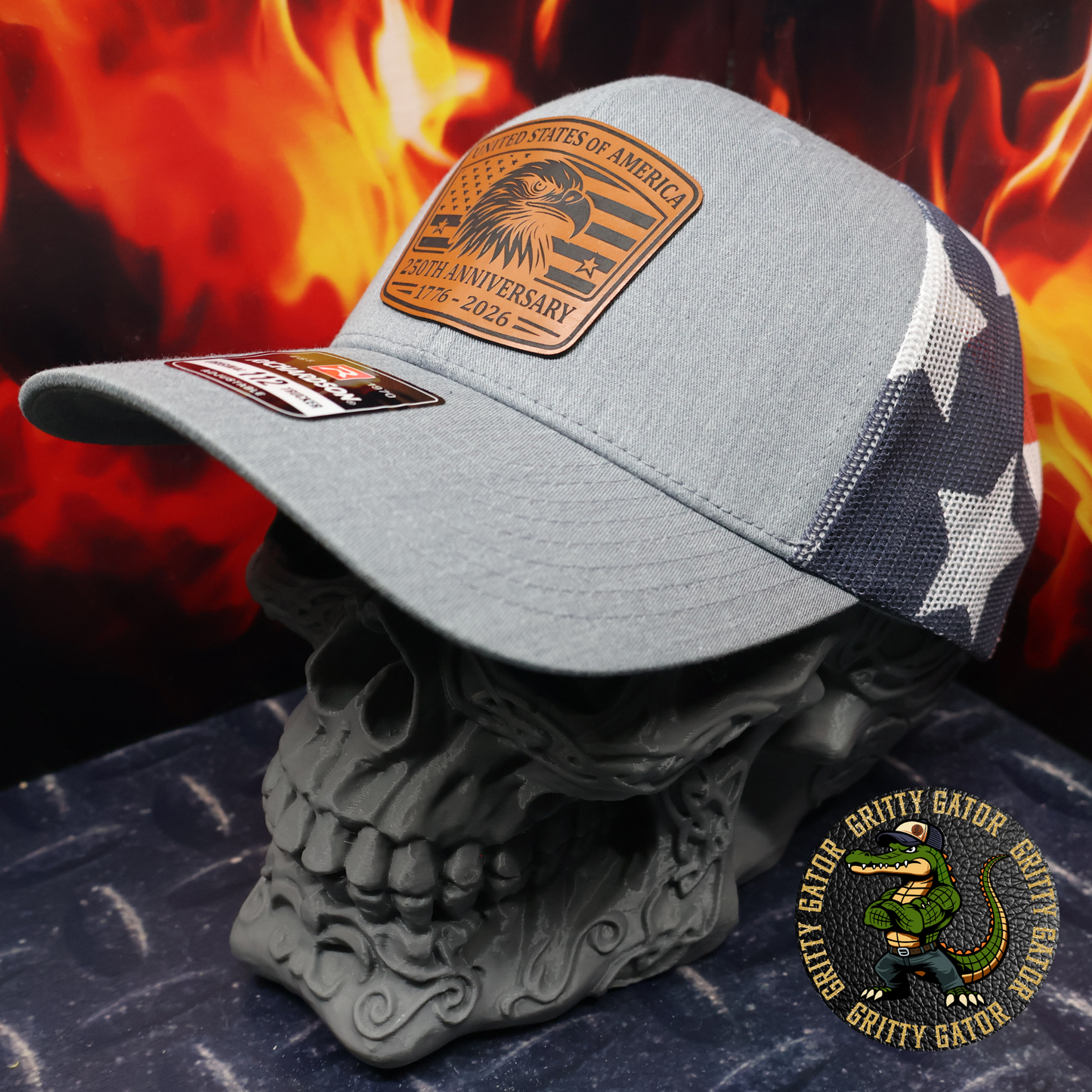 USA 250th Anniversary Patch Hat