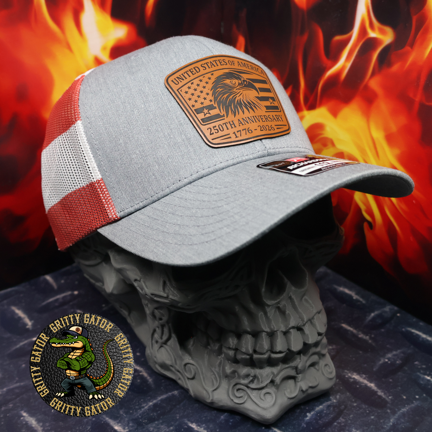 USA 250th Anniversary Patch Hat