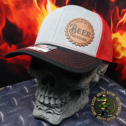I Give in to Beer Pressure Patch Hat