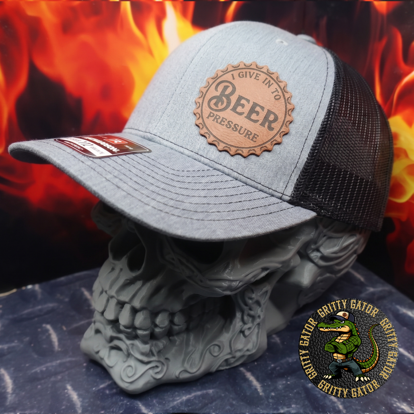 I Give in to Beer Pressure Patch Hat