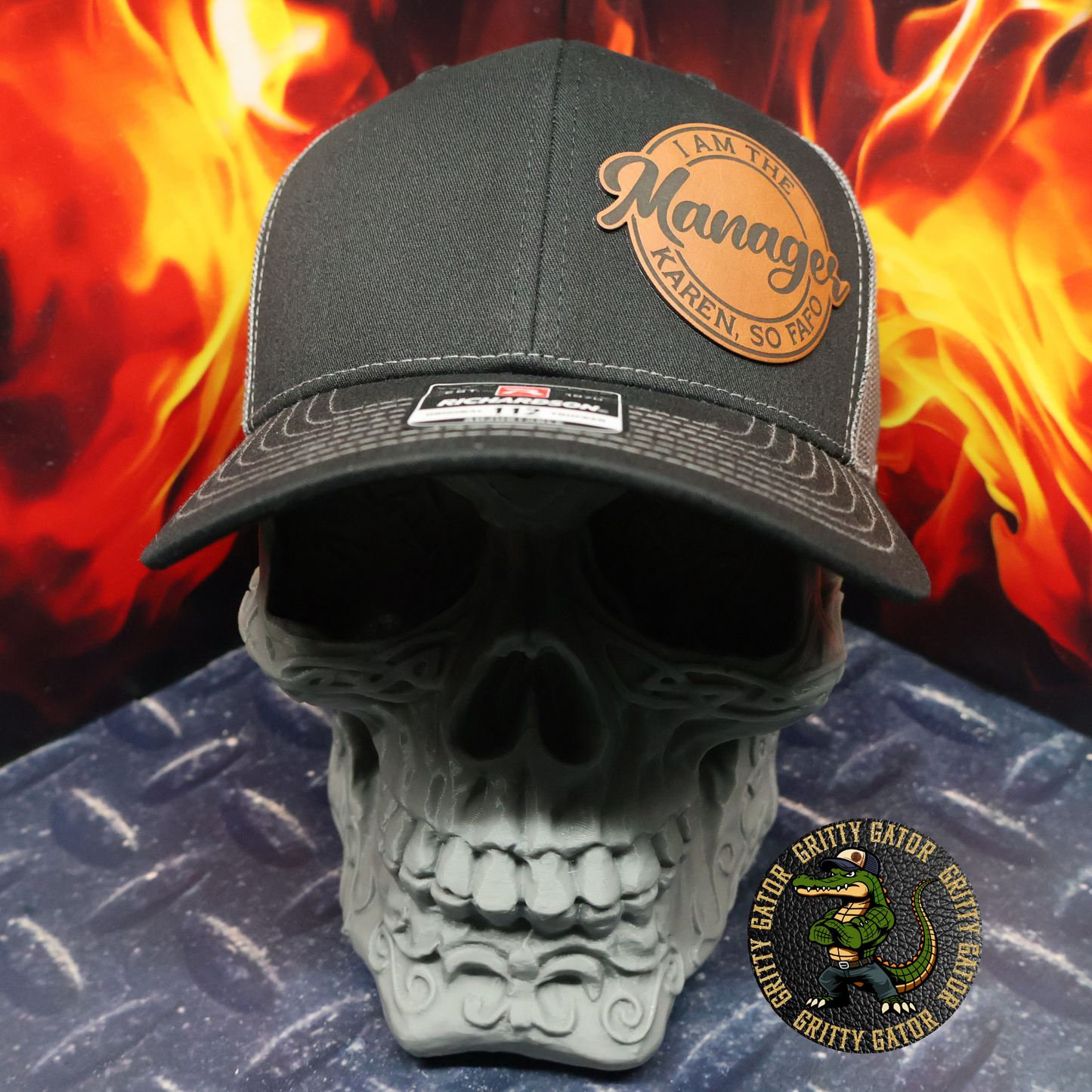 I Am the Manager Karen, So FAFO Patch Hat