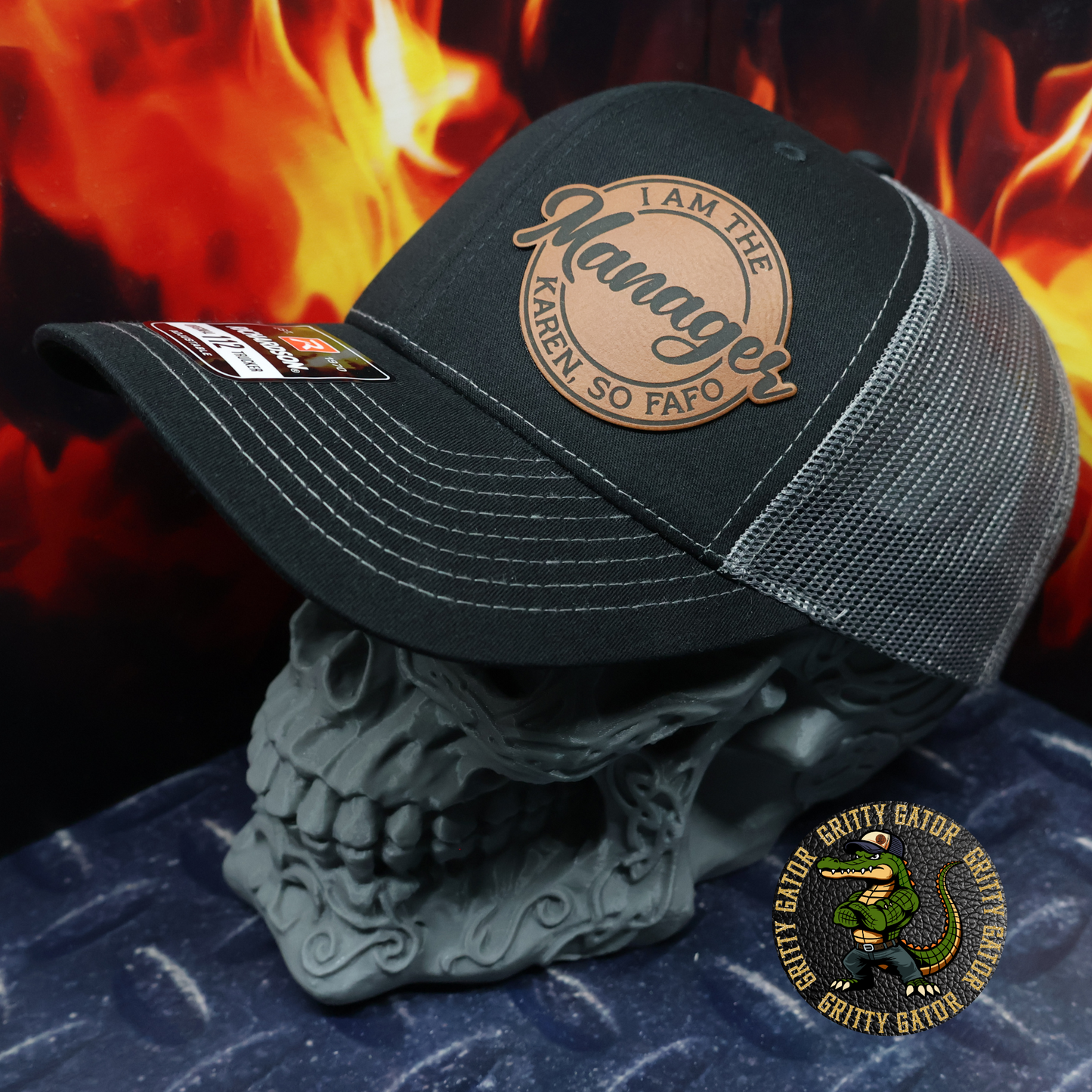 I Am the Manager Karen, So FAFO Patch Hat