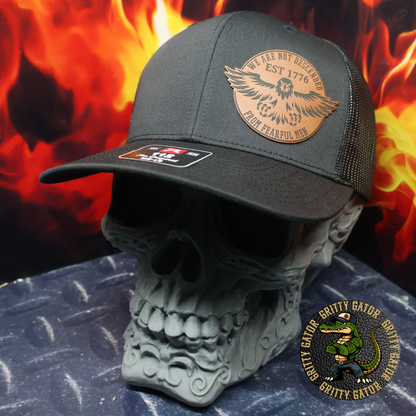 We Are Not Descended from Fearful Men Patch Hat