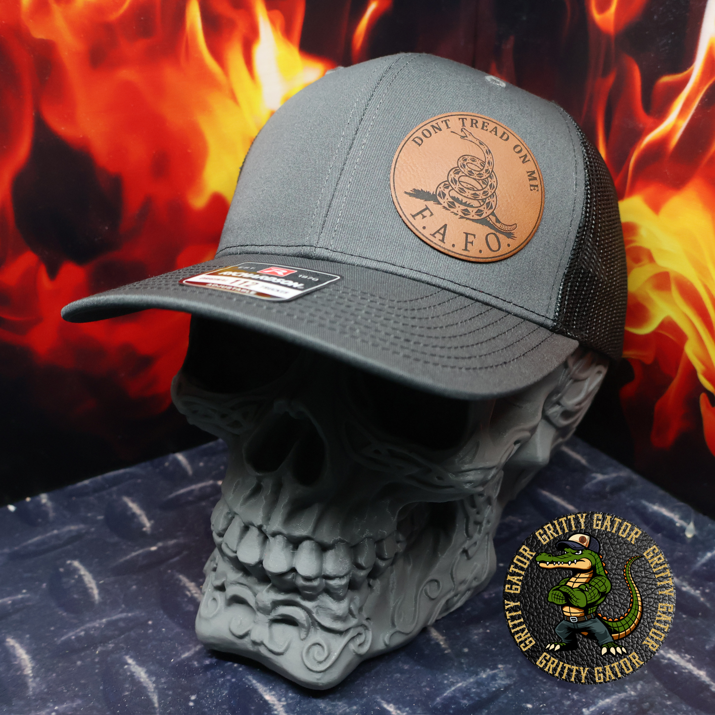 Don't Tread on Me Gadsden Snake FAFO Patch Hat