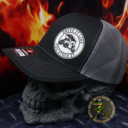Drive It Like You Stole It Golf Cart Patch Hat